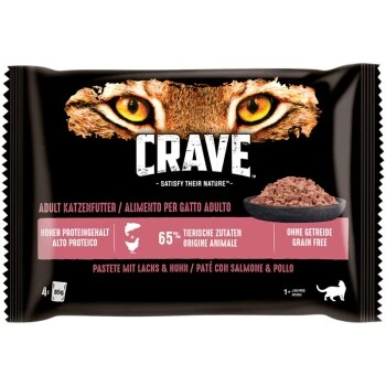 CRAVE Multipack Lachs Und Huhn 44x85 G