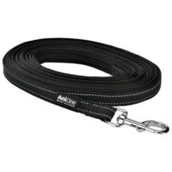 AniOne Schleppleine Schwarz 5 M