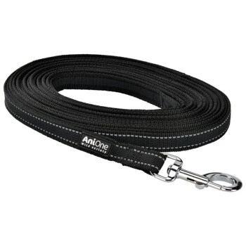 AniOne Schleppleine Schwarz 5 M