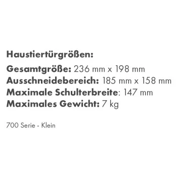 PetSafe 2-Wege Haustiertür Weiß M – Bild 5