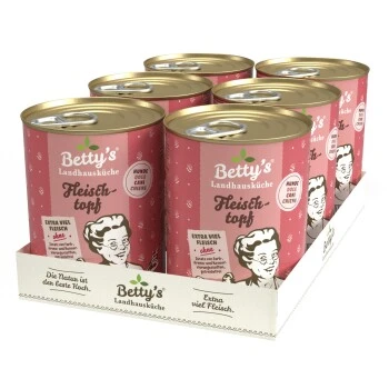 Betty's Landhausküche Fleischtopf (All Meat) 6 X 400g Für Hund – Bild 2