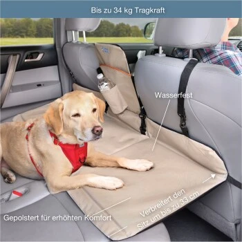 Kurgo Rücksitz-Brücke Schwarz Sand – Bild 2