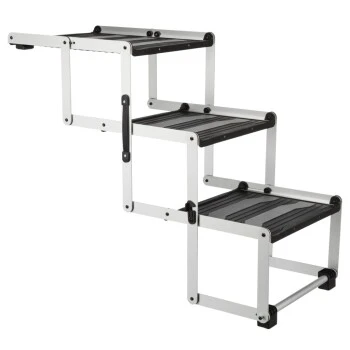 Trixie 3-stufige Falt-Treppe Aluminium/TPR – Bild 4