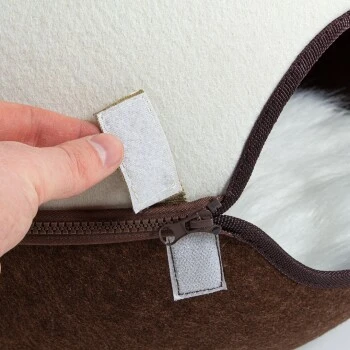 Canadian Cat Company Filz Katzennest Braun/ Beige â Bild 6