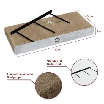 Canadian Cat Company Kratzbrett Cloud Für Die Wand – Bild 7