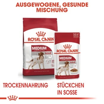 ROYAL CANIN MEDIUM Adult 10x140g – Bild 3