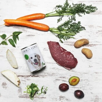 DOG'S LOVE Adult Classic 6x800g Wild Mit Kartoffel & Zwetschge – Bild 2