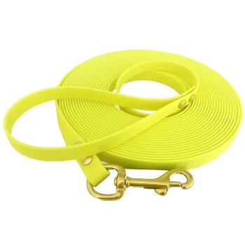 Bio-leine 25-35 Kg Schleppleine Biothane Neon Gelb 3 M