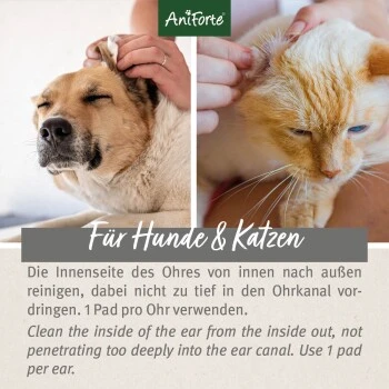 Aniforte Ohren-Reinigungspads Ohrenpflege Pads 100 Stück – Bild 5