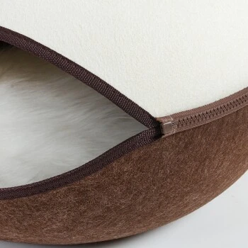 Canadian Cat Company Filz Katzennest Braun/ Beige â Bild 5
