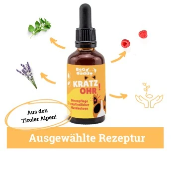 BeG Buddy Ohrreiniger Für Hunde, Juckreiz, Verschmutzung & Ohrmilben, Ohrenpflege Hund – Bild 3