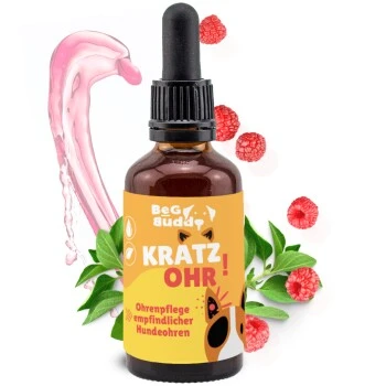 BeG Buddy Ohrreiniger FĂĽr Hunde, Juckreiz, Verschmutzung & Ohrmilben, Ohrenpflege Hund
