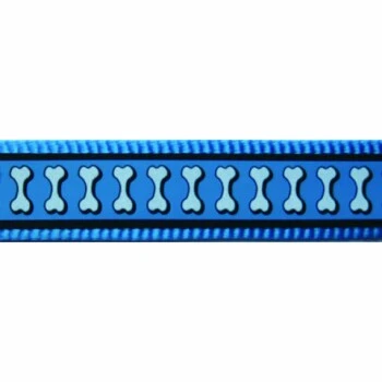 Red Dingo Leine 12 Mm X 2 M Knochen Reflekt.