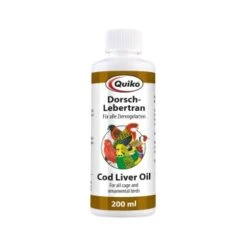 Quiko Dorsch-Lebertran 200 Ml: Vitaminreiches Ergänzungsfuttermittel Für Ziervögel