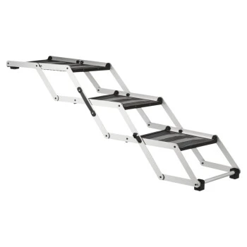 Trixie 3-stufige Falt-Treppe Aluminium/TPR – Bild 3