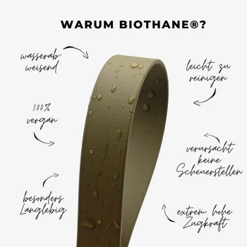 THE DOG IDEA Biothane Halsband Navy Schwarz S – Bild 5