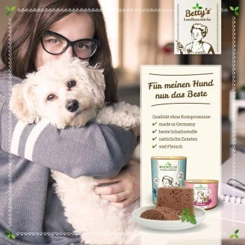 Betty's Landhausküche Mit Ente 6 X 400g Für Hund – Bild 4